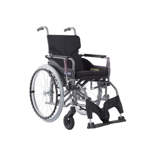 カワムラサイクル 車いす モダン Aスタイル チャコールグレーNo.82 24-7619-0201（直送品）