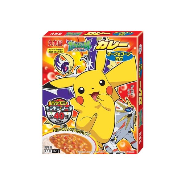 丸美屋 ポケモンカレー ポーク&コーン甘口 160g×10 1662221 1ケース（10入） 丸美屋食品工業（直送品）