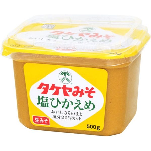 竹屋 タケヤ味噌 塩ひかえめ カップ 500g x10 2031034 1セット(10個)（直送品） アスクル