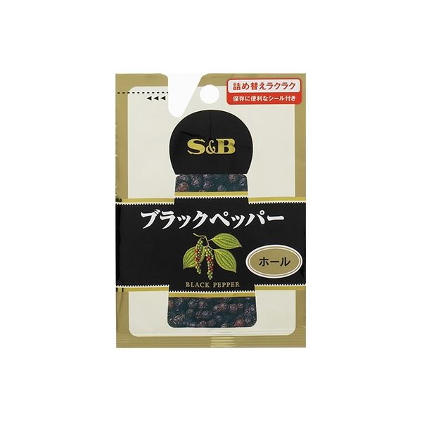 S&B ブラックペッパー ホール 袋 14g×10 2608419 1ケース（10入） エスビー食品（直送品）
