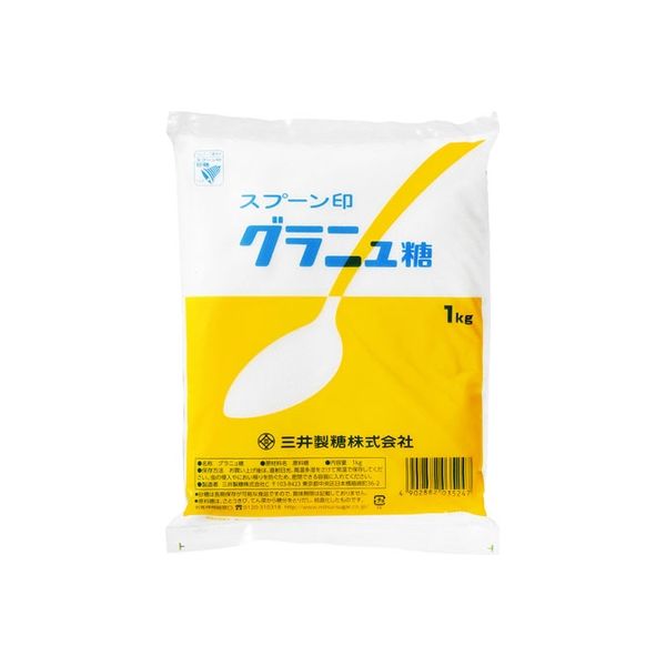 三井製糖 スプーン印 グラニュー糖 1Kg×20 3126014 1ケース（20入）（直送品）