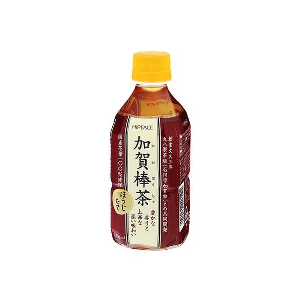 ハイピース 加賀棒茶ほうじたて ペット 350ml x24 3851299 1セット(24個)（直送品） - アスクル