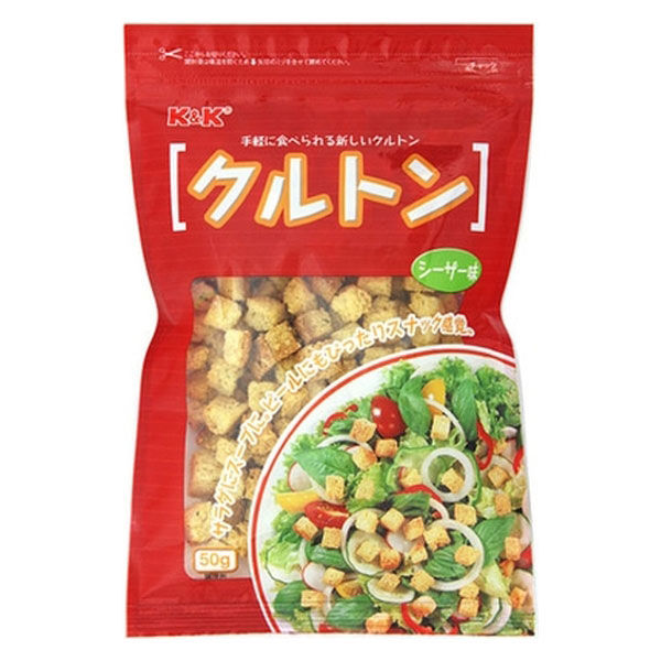 国分グループ本社 K&K クルトン シーザー味 50g x5 5217341 1セット(5個)（直送品）