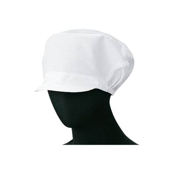 セブンユニフォーム 抗菌丸天メッシュ帽 ホワイト フリー AW0707-0 1セット(2点)（直送品）