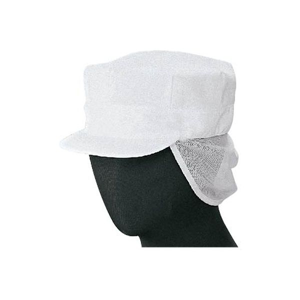 セブンユニフォーム 制菌八角帽 ホワイト フリー AW0718-0 5点（直送品）