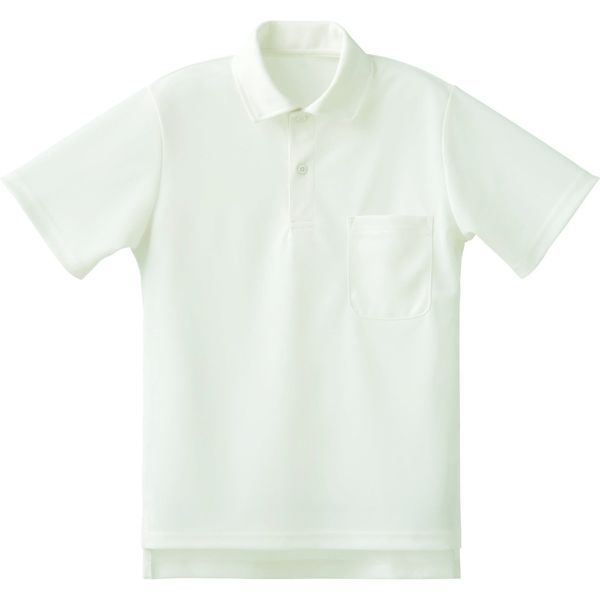 セブンユニフォーム ポロシャツ・兼 ホワイト S CU2358-0 2点（直送品）