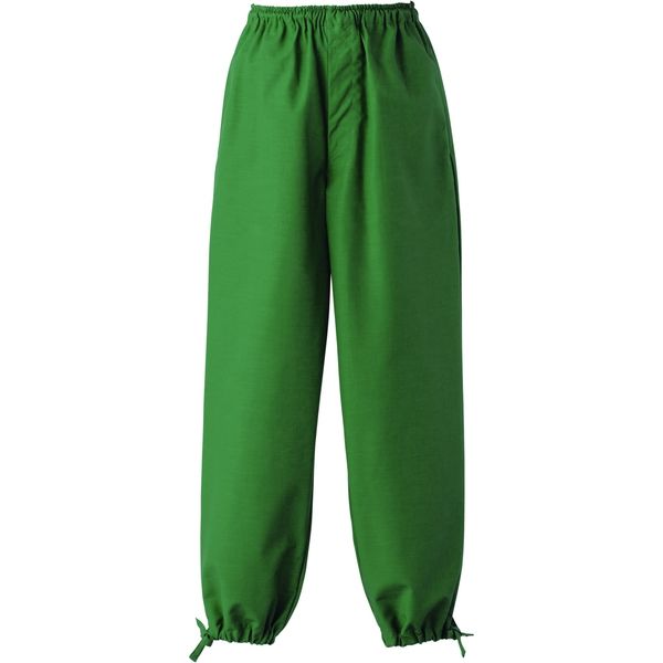 セブンユニフォーム 作務衣パンツ・兼 緑 L EL3379-4 2点（直送品）