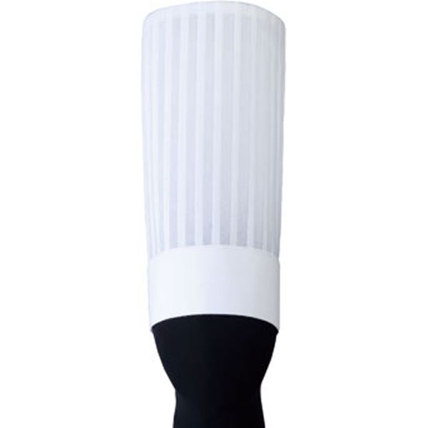 セブンユニフォーム コック帽40（10枚入） ホワイト フリー JW4646-0 10点（直送品）