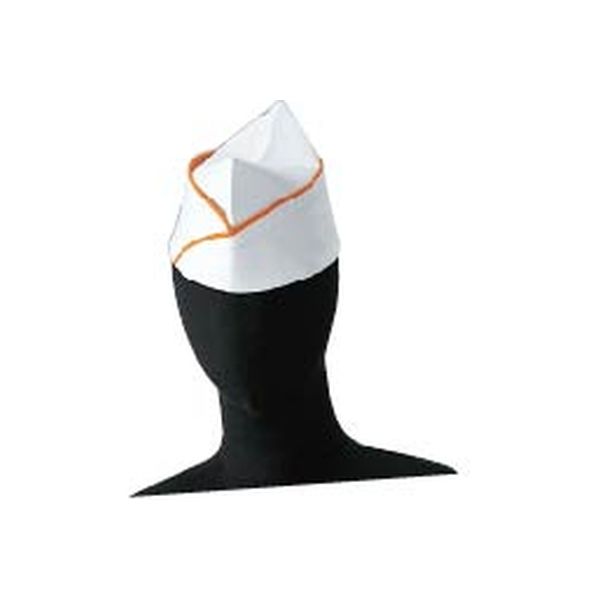 セブンユニフォーム GI帽 ホワイト×オレンジ M JW4651-3 15点（直送品）