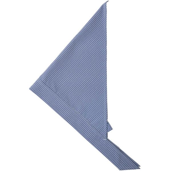 セブンユニフォーム ループ付三角巾 ホワイト×ブルー フリー JY4729-1 5点（直送品）