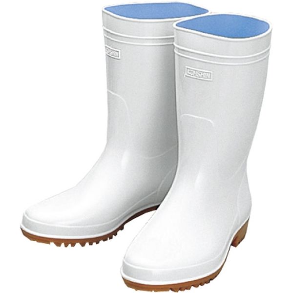 セブンユニフォーム 抗菌長靴 ホワイト 225 JY4993-0 3点（直送品）