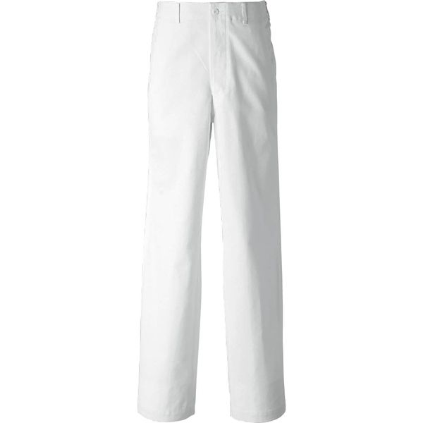 ズボン　ホワイト　S 新品　フォロー割-200円 セブンユニフォーム スラックス・男 ホワイト 125 TL8500-0 2点