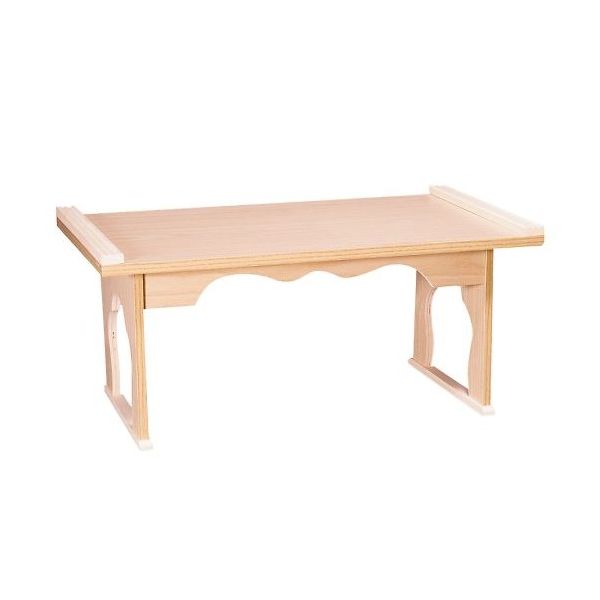 ジャパン唐和 枕机(木目プリント) 一段600タイプ 7-5808-01 1台（直送品）