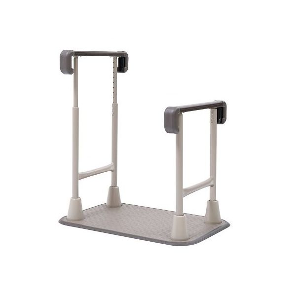 タマツ つながる手すり スリテアキュートZ 両手すり STC-2 1台 7-5783-02（直送品）