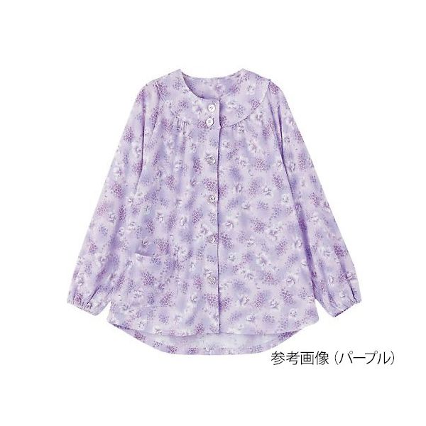 大西衣料 上下別売りパジャマ(婦人用) 大きめボタン上着 サックス LL 7-6157-04 1枚（直送品）