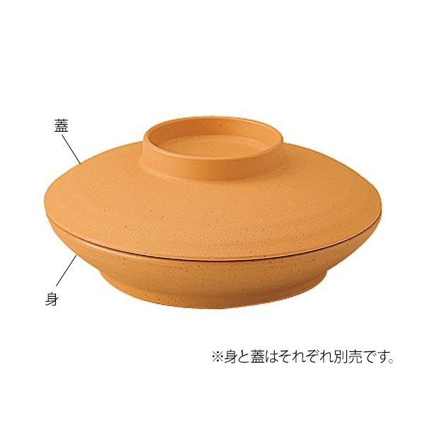 信濃化学工業 業務用樹脂食器 凛 深皿 蓋 こはく 5009-KK 1個 7-5933-19（直送品）