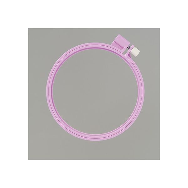 クロバー カラフル刺しゅう枠 パープル (12cm) 57263 1個 62-4088-24（直送品）