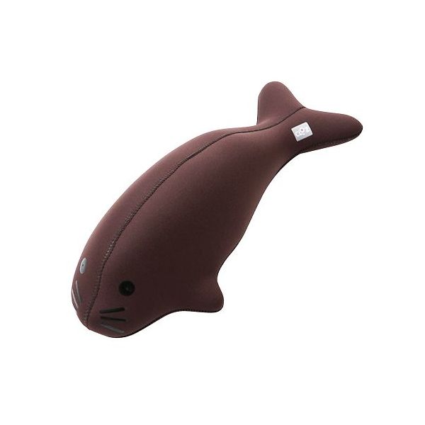 ヘルメット潜水 クロッツ湯たんぽ アザラシ ブラウン HY-616-BR 1個 7-2140-11（直送品）