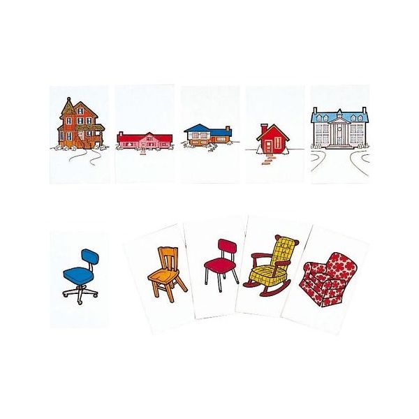 プラス 組合せ絵カードI 30枚 M14-160 1セット(30枚) 7-5676-01（直送品）