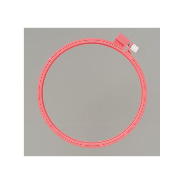 クロバー カラフル刺しゅう枠 コーラル (15cm) 57266 1個 62-4088-27（直送品）