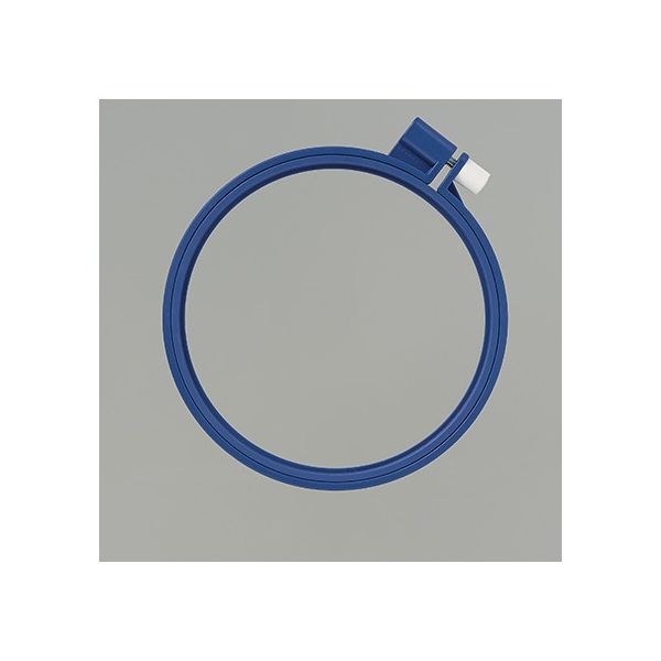 クロバー カラフル刺しゅう枠 ネイビー (12cm) 57261 1個 62-4088-22（直送品）