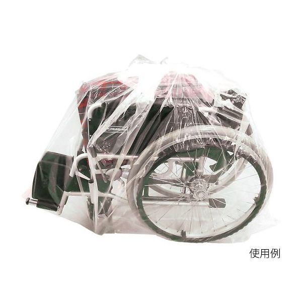 オルディ 車椅子用袋(透明タイプ) KG-KI-130120 1箱(100枚) 7-5409-02（直送品）