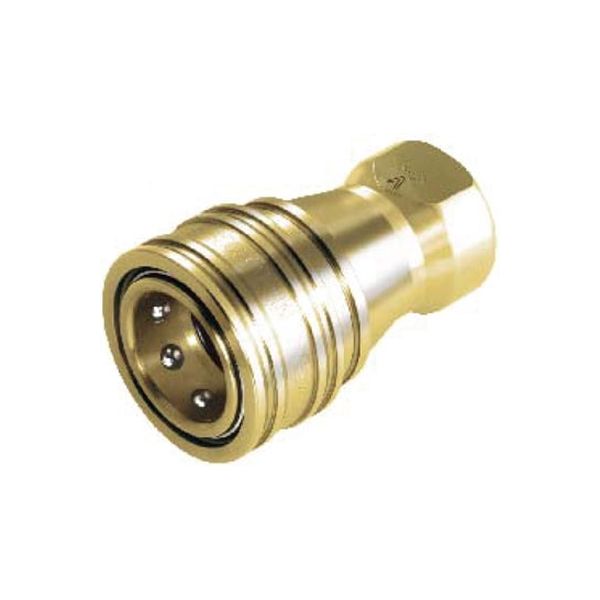 SP-VカプラTypeA 6S-V-A BRASS FKM 日東工器（直送品） - アスクル