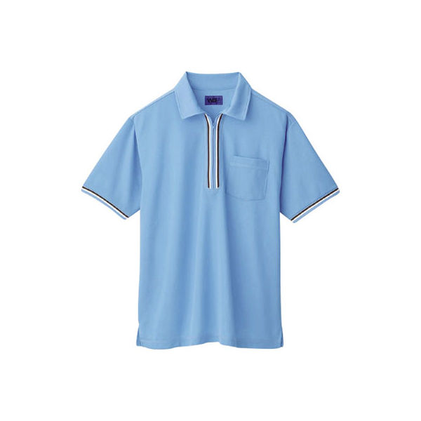 セロリー ポロシャツ（ユニセックス） サックス LL 65202（直送品）
