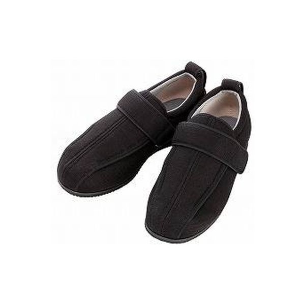 徳武産業 ケアフル3　5E　黒　L　7042　1足 7042 ウェルファンカタログ ウェルファンコード：201347（直送品）