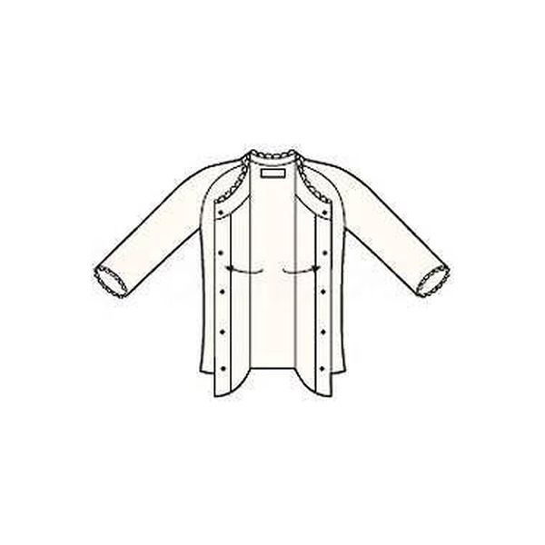 神戸生絲 TioTio前開き7分袖（ラグラン袖）婦人用　オフ TT50 【介護用衣類】ウェルファンカタログ ウェルファンコード：921105（直送品）