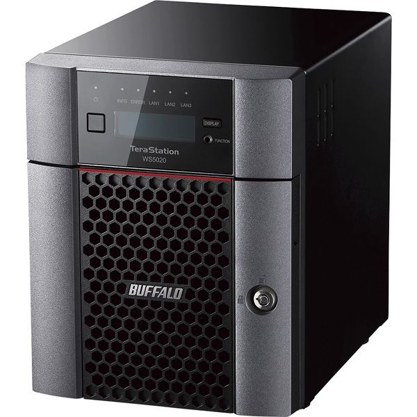 NAS（ネットワークハードディスク）4TB 4ドライブ テラステーション HDD WS5420DN04W9 1台 バッファロー（直送品）