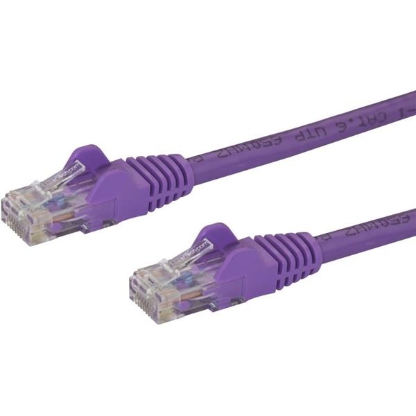 LANケーブル 7m CAT5e パープル ツメ折れ防止コネクタ　45PAT7MPL　1個　StarTech.com（直送品）