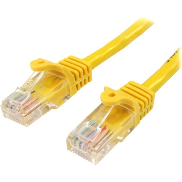 LANケーブル 7m CAT5e イエロー ツメ折れ防止コネクタ　45PAT7MYL　1個　StarTech.com（直送品）