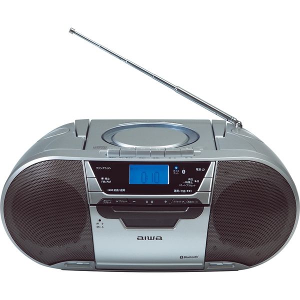 アイワ CDラジオカセットレコーダー CSD-MV20B（直送品）