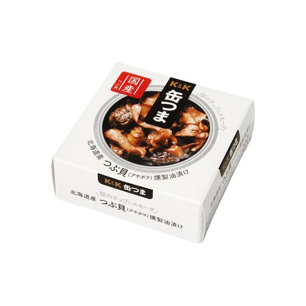 国分グループ本社 K&K 缶つま 北海道産 つぶ貝燻製油漬け 35g×6 0317814 1ケース（6入）（直送品）
