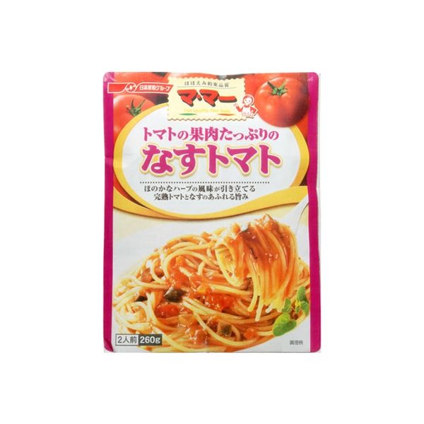 日清製粉ウェルナ ママー トマトの果肉たっぷりのなすトマト 260g x6 1662978（直送品）