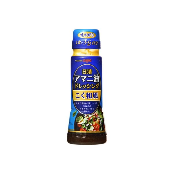 日清オイリオグループ アマニ油ドレッシング こく和風 160ml×12 2343469 1ケース（12入）（直送品）