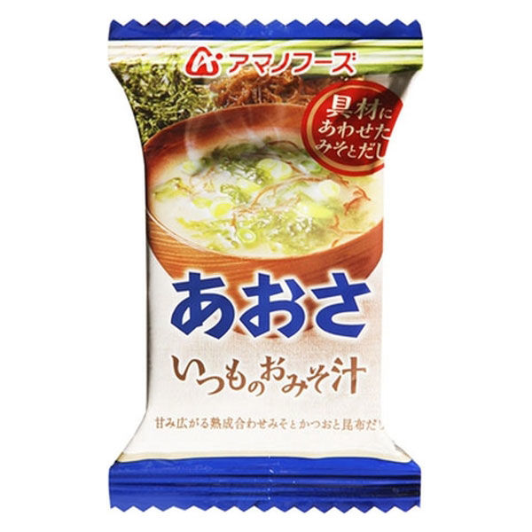 アサヒグループ食品 アマノフーズ いつものおみそ汁 あおさ 8g×10 2802661 1ケース（10入）（直送品）