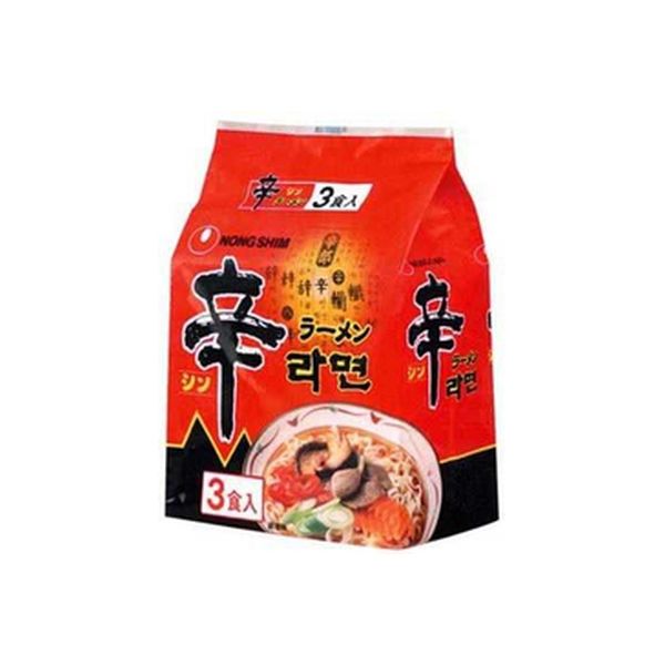 農心 辛ラーメン 3食 120g×3×12 5149185 1ケース（12入）（直送品）