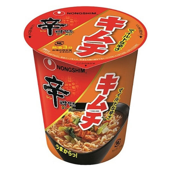 農心 農心ジャパン 辛ラーメン キムチ カップ 68g x12 5149301 1セット(12個)（直送品）