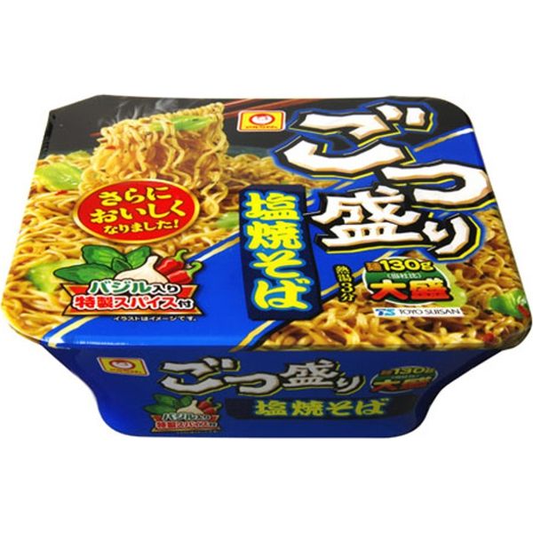 東洋水産 マルちゃん ごつ盛り塩焼そば カップ 156g x12 5166869（直送品）