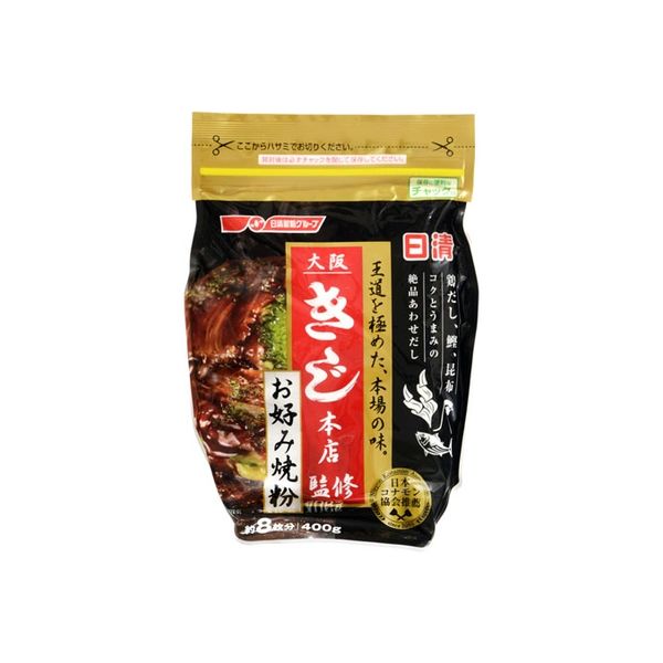 大阪きじ本店監修 お好み焼粉 400g×12 5243776 1ケース（12入） 日清製粉ウェルナ（直送品）