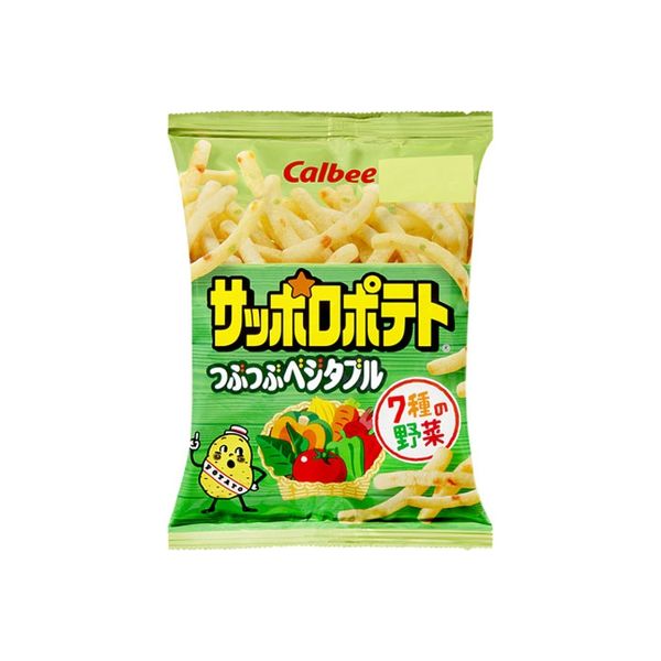 カルビー サッポロポテト つぶつぶベジタブル 24g×24 5724610 1ケース（24入）（直送品）