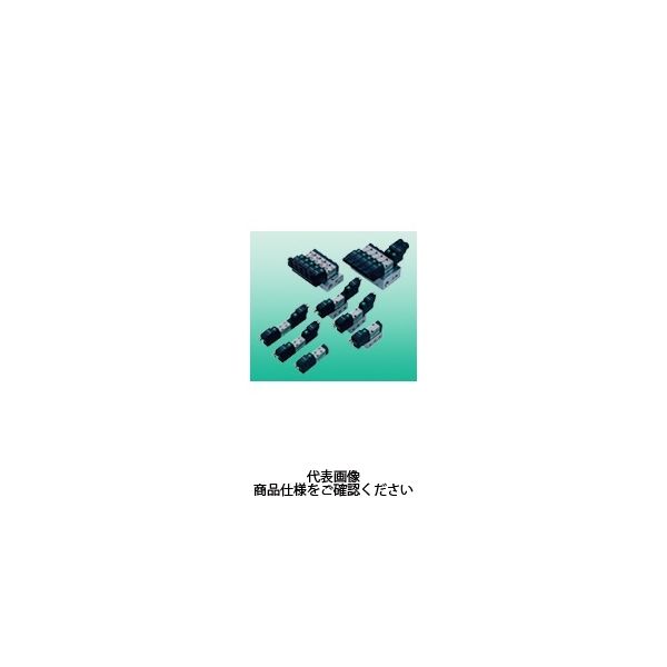 CKD ピコゾール 超小形パイロット式5ポート弁マニホールド M4SB010ーPGS4ーC2ー3ー3 M4SB010-PGS4-C2-3-3 1個（直送品） 28,934円