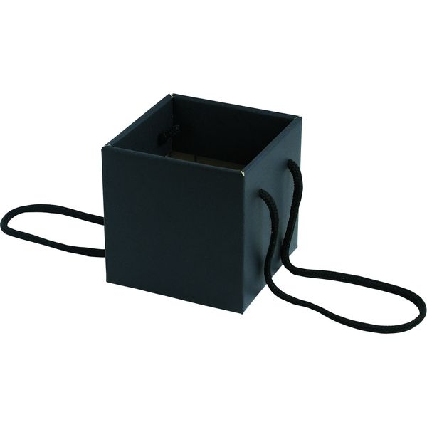 ヤマニパッケージ ミニブーケキャリー100（ブラック） 小口 F-324X １ケース（10枚）（直送品）