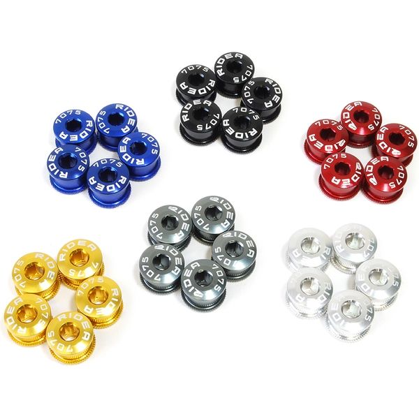 殿堂 RIDEA Chainring TQXG-R5（直送品 ブルー Single for Screw アクセサリー