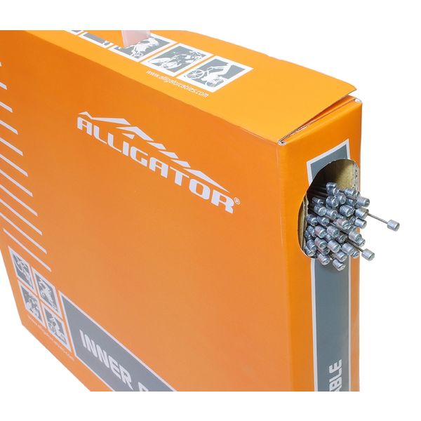 ALLIGATOR ATB/MTB/ROADシフト用インナーケーブルBOX シルバー LY-SSTSK43520（直送品）