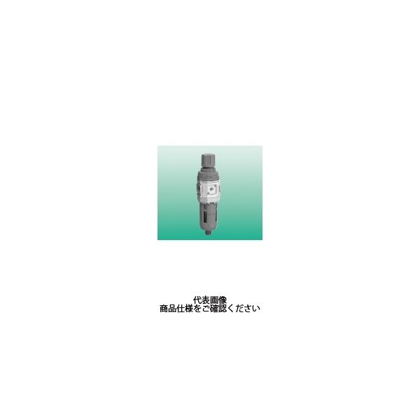 CKD リバースフィルタレギュレータ 白色シリーズ W4100ー8NーWーMーA20NW W4100-8N-W-M-A20NW 1個(直送品)
