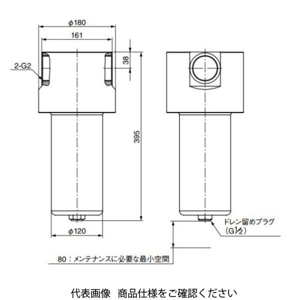 アズビル マイクロフローセンサ適合 フィルタラインアップ MFF200NAG00600500 1個（直送品）