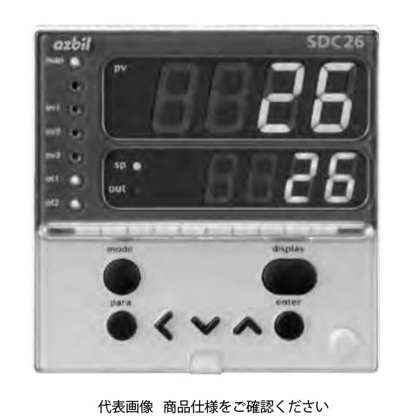 アズビル デジタル指示調節計 C26TCCUA10K0 1個（直送品）